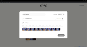 Gling AI video editing hossamudin epreneurs