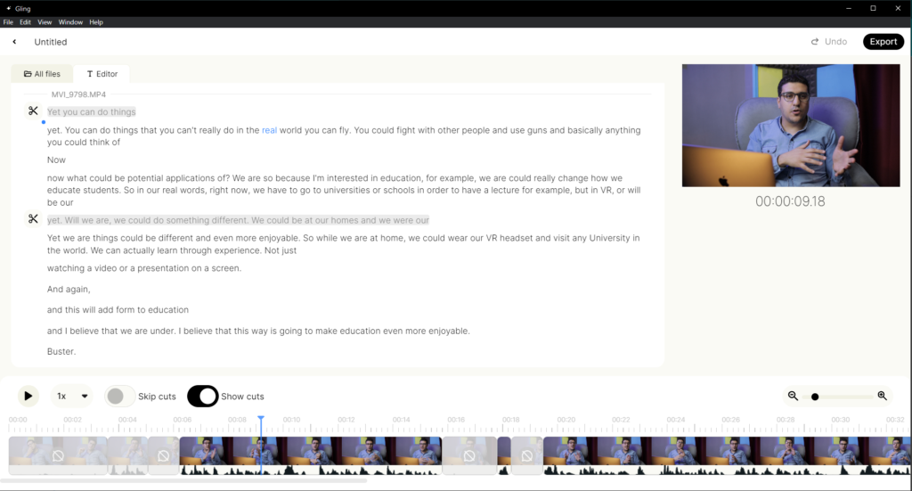 gling ai video editing hossamudin Epreneurs